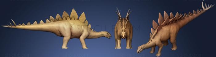 3D model Stegosaurus (1) (STL)